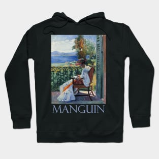 Jeanne on the Balcony by Henri Manguin Hoodie